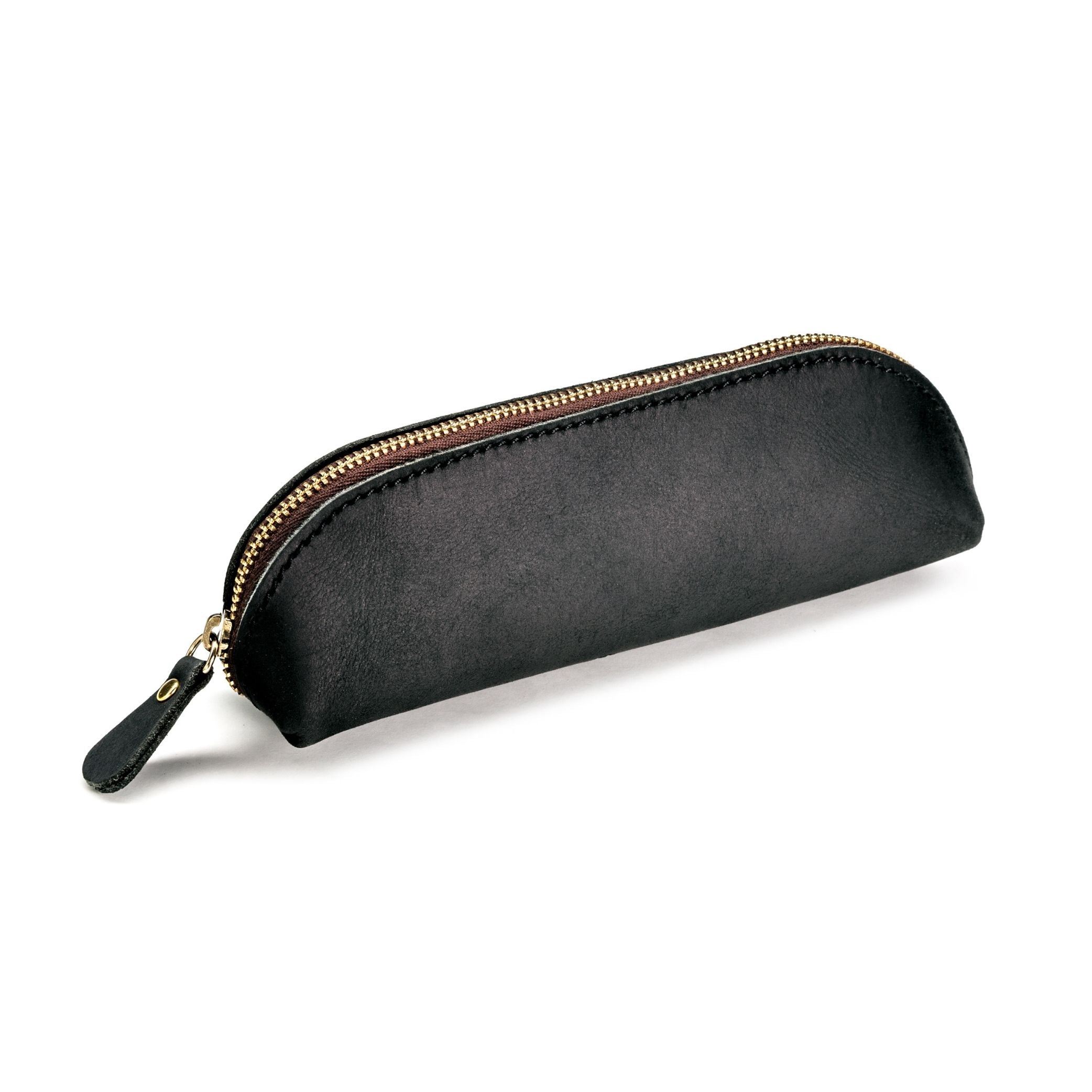 Black Pencil case / Leather Pencil holder / Makeup bag / Pen pouch - Shop  Pursful Pencil Cases - Pinkoi