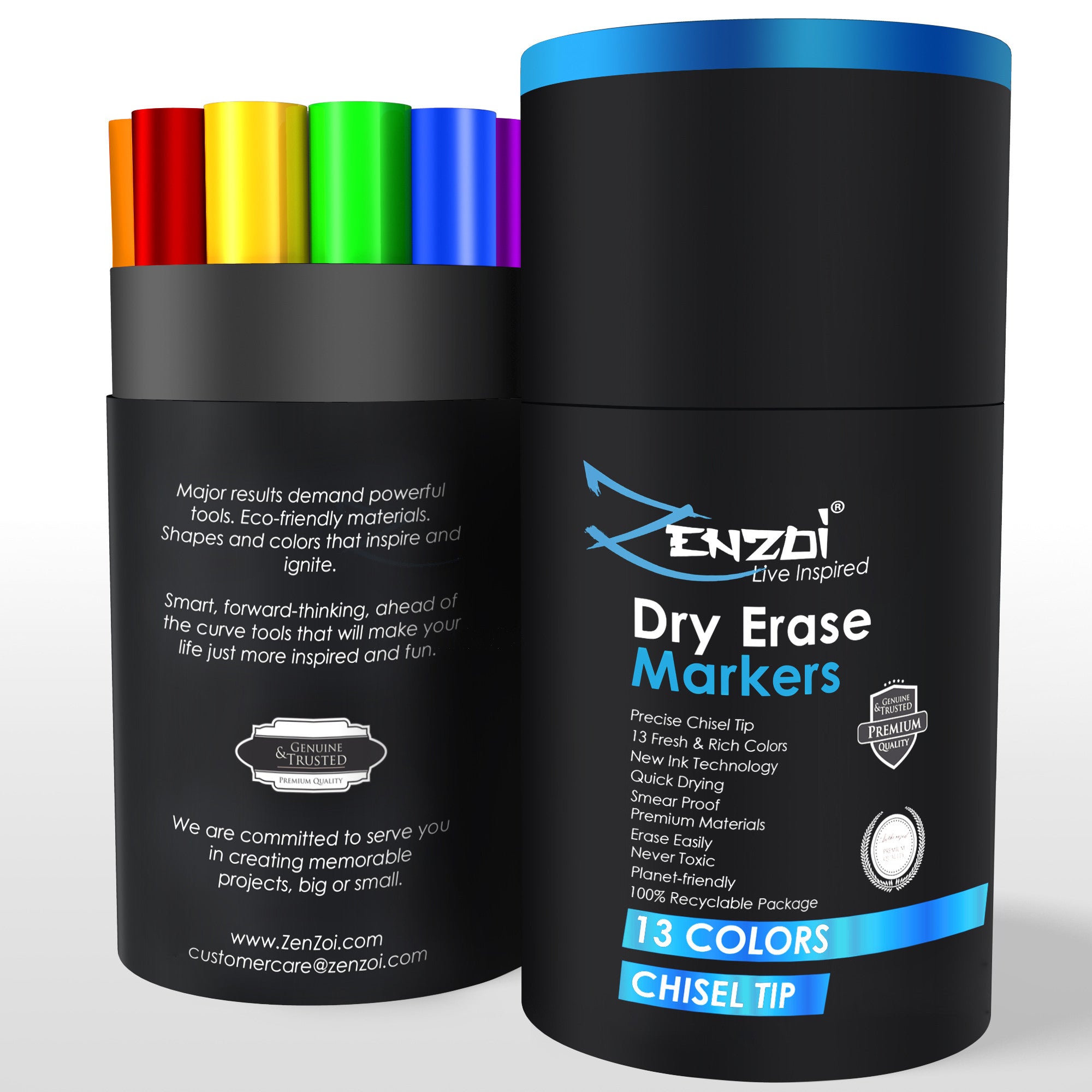DELI 12 Colors Whiteboard Marker Set Non Toxic Dry Erase Marker Sign Fine  Nib Supply Office