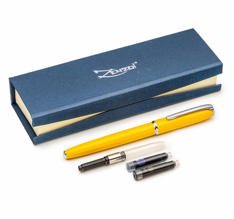 fountain pen set with ink