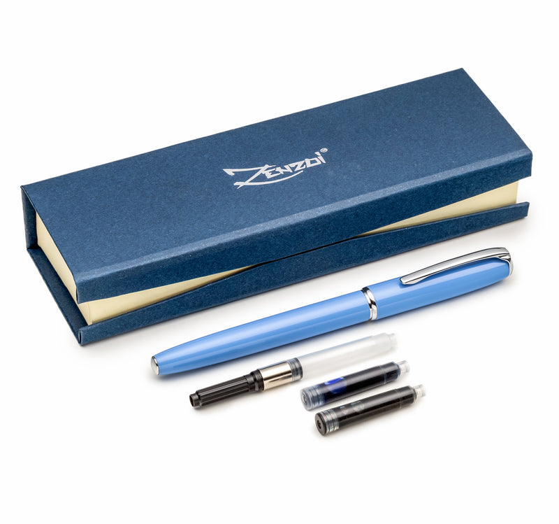 fountain pen set with ink