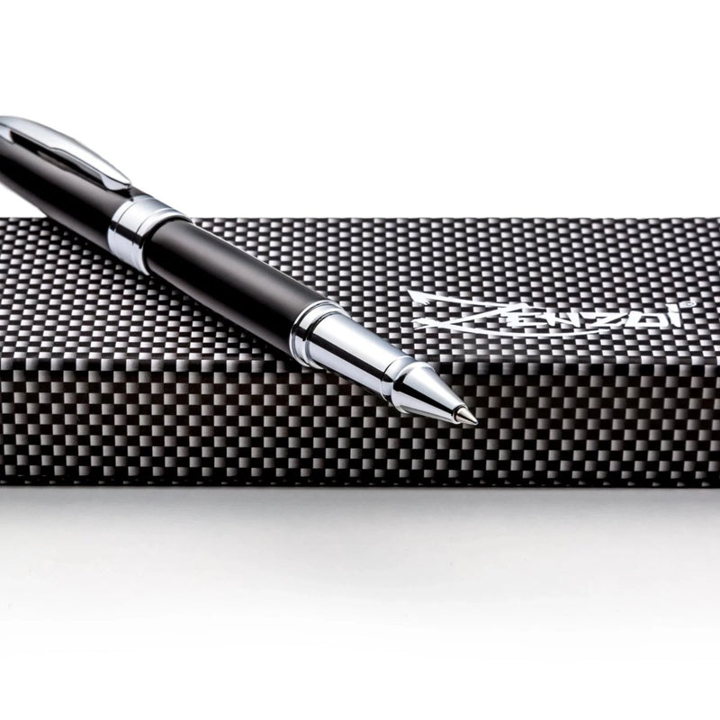 Black Rollerball Pen Set with Schneider Ink Refill | ZenZoi Black Rollerball Pen Set with Schneider Ink Refill | ZenZoi