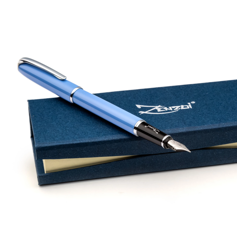 zenzoi blue fountain pen 