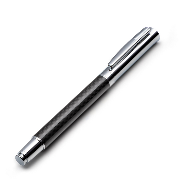 Carbon Fiber Rollerball Pen Set with Schneider Ink Refill - ZenZoi