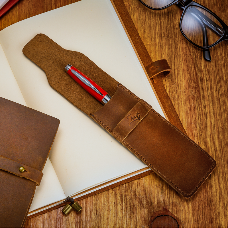 Genuine Leather Pen Pouch