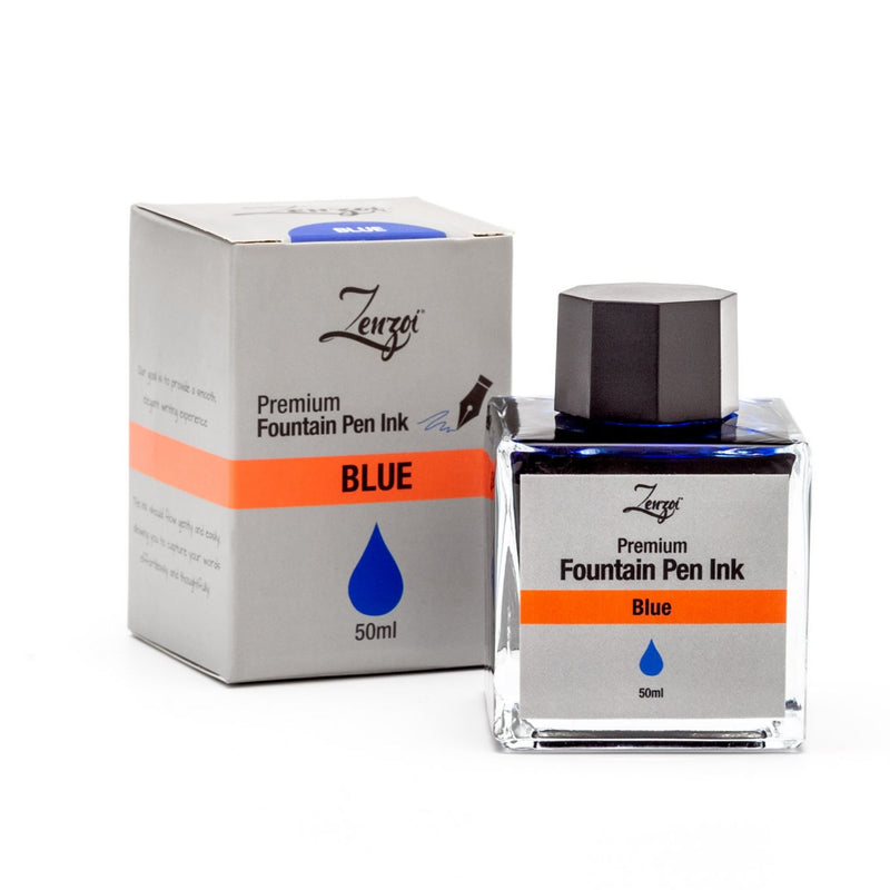 Fountain Pen Ink Blue - Bottle 50ml - ZenZoi