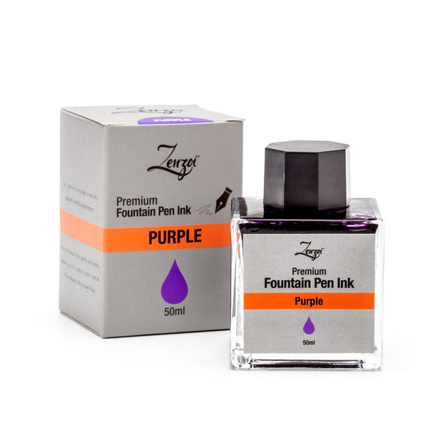 Fountain Pen Ink Purple - Bottle 50ml - ZenZoi