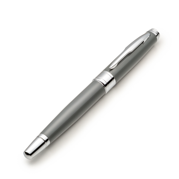 Gray Rollerball Pen Set with Schneider Ink Refill - ZenZoi