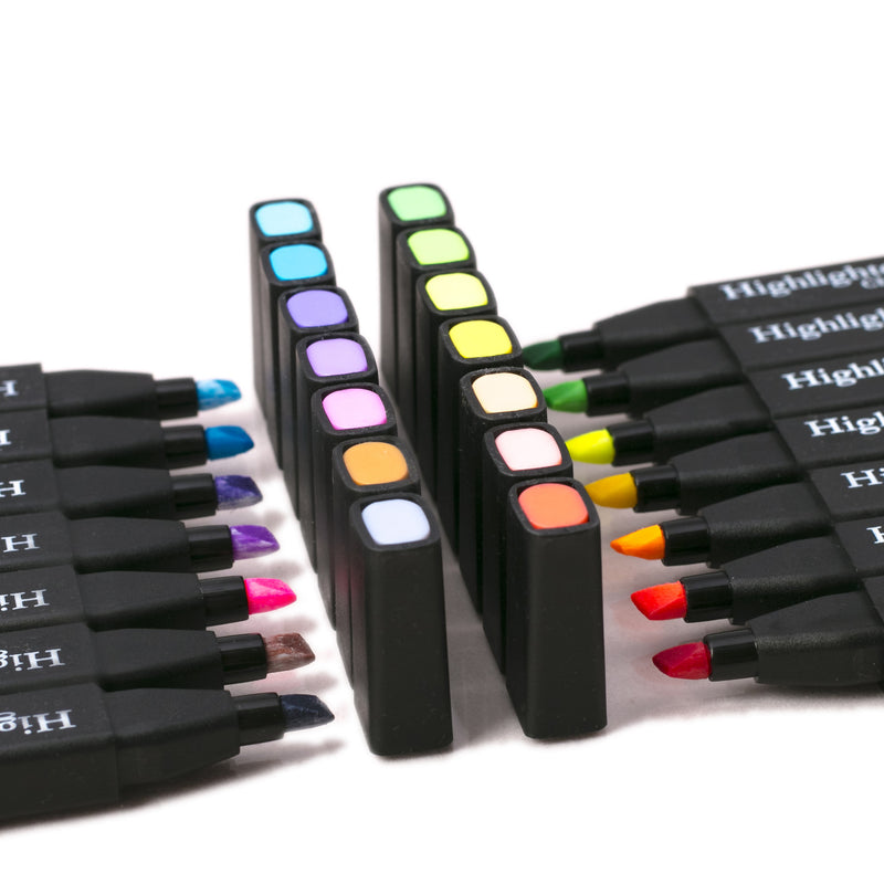 Shop Highlighter Markers 14 Unique Colors