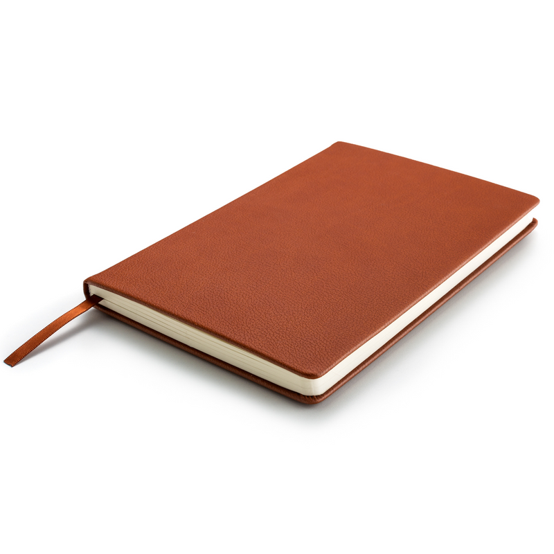 Hardcover Brown Journal Notebook A5 Size with Gift Box - ZenZoi