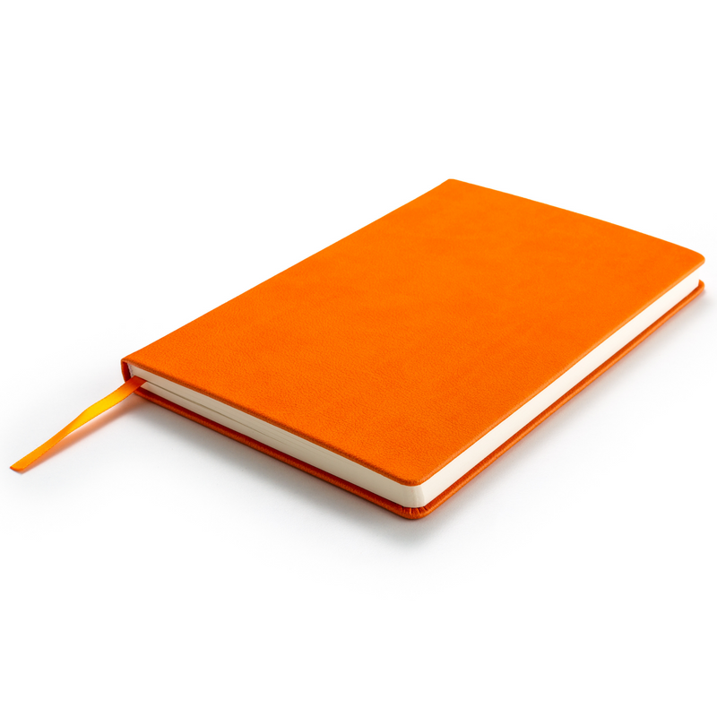 Hardcover Orange Journal Notebook A5 Size with Gift Box - ZenZoi