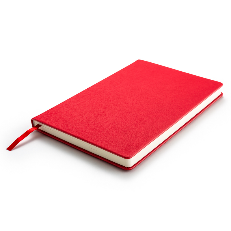 Hardcover Red Journal Notebook A5 Size with Gift Box