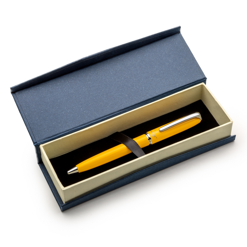 Yellow Ballpoint Pen Set with Ink Schmidt Refill - ZenZoi