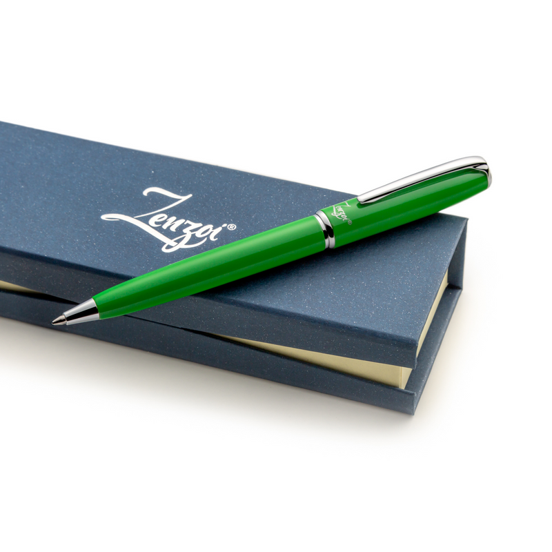 Green Ballpoint Pen Set with Ink Schmidt Refill - ZenZoi