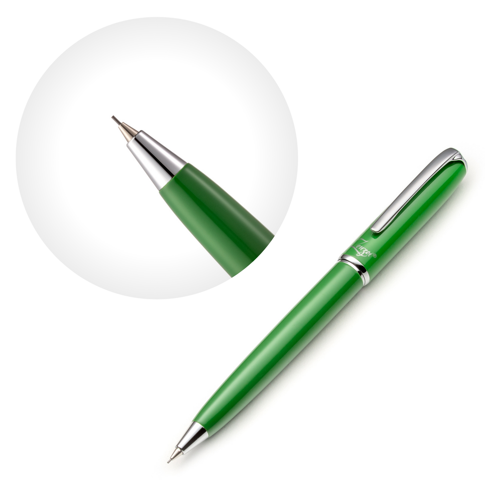 Green Mechanical Pencil Set with 0.5 or 0.7mm Lead Schmidt System