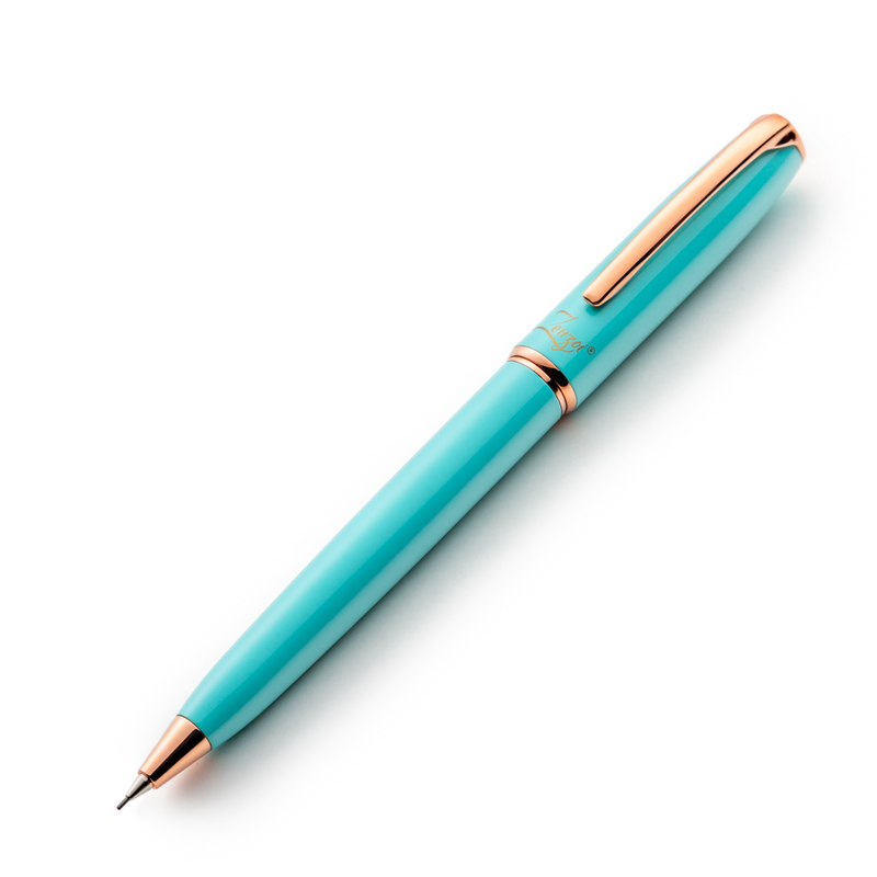 Turquoise Mechanical Pencil Set with 0.7 Schmidt Lead System - ZenZoi