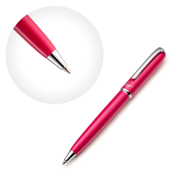 Pink Ballpoint Pen Set with Ink Schmidt Refill - ZenZoi